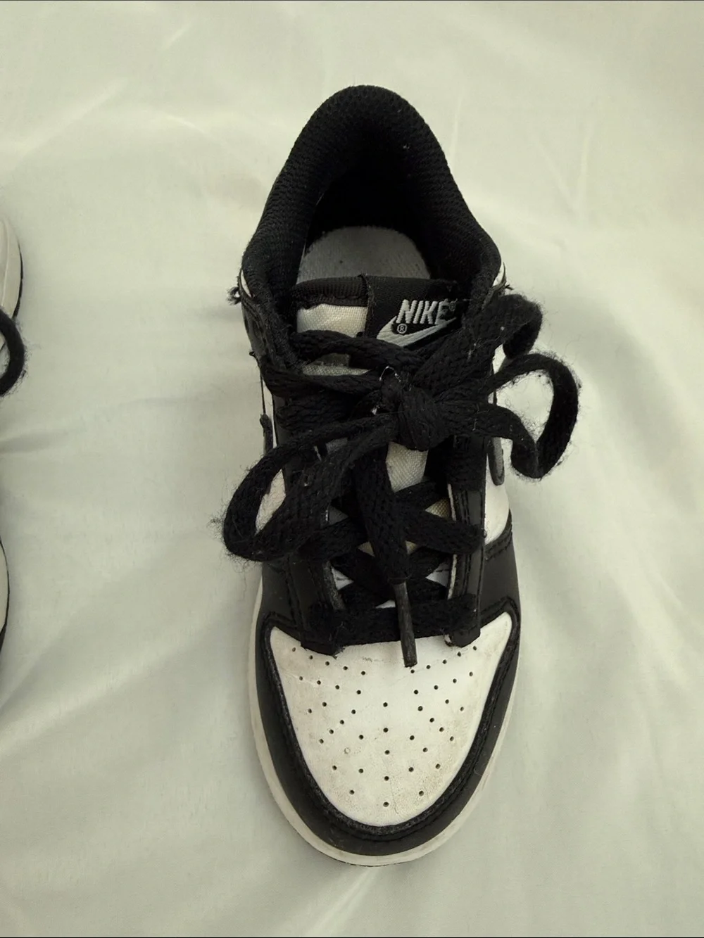 Nike Kids Dunk Black and White Low-Top Sneakers